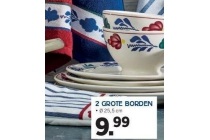 2 grote borden