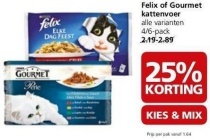 felix of gourmet kattenvoer