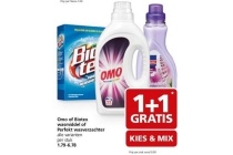 omo of biotex wasmiddel of perfekt wasverzachter
