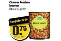 green bruine bonen