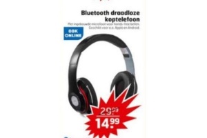 bluetooth draadloze koptelefoon