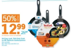 ah easy cook tefal only cook en bk optimum koekenpannen