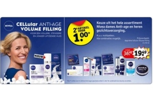 het hele assortiment nivea dames anti age en heren gezichtsverzorging