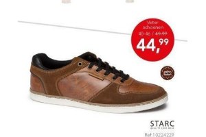 starc mannen schoen bruin