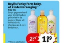 baylis funky farm baby of kinderverzorging