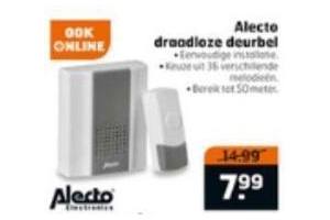 alecto draadloze deurbel