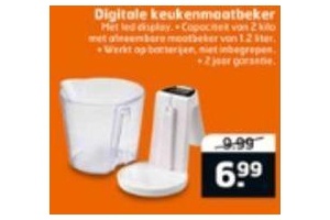digitale keukenmaatbeker