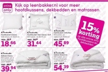 alle online only hoofdkussens en dekbedden