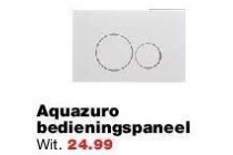 aquazuro bedieningspaneel