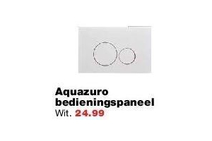 aquazuro bedieningspaneel