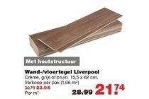 wand vloertegel liverpool