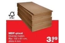 mdf plaat