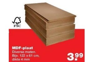 mdf plaat