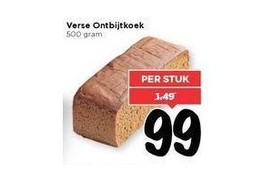 verse ontbijtkoek