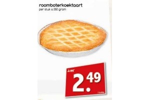 roomboterkoektaart