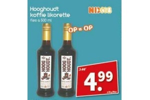 hooghoudt koffie likorette
