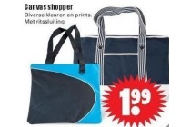 canvas shopper
