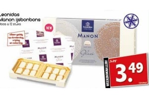 leonidas manon ijsbonbons
