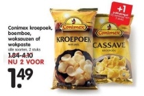 conimex kroepoek boemboe woksauzen of wokpasta