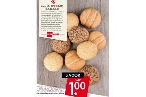 proef t verschil italiaanse texaanse of volgranen bollen