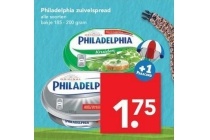 alle soorten philadelphia zuivelspread