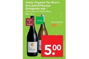stellar organics the river s end zuid afrikaanse biologische wijn