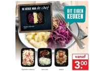 de keuze van de chef