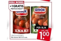 unox knaks