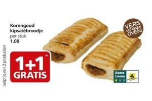 korengoud kipsatebroodje