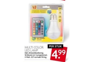 multi color led lamp