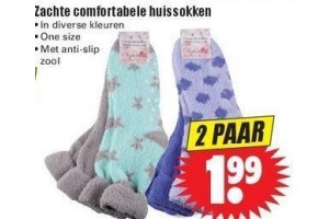 zachte comfortabele huissokken