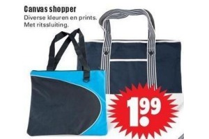 canvas shopper