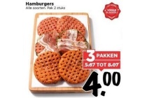 hamburgers