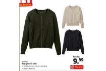 fijngebreid vest