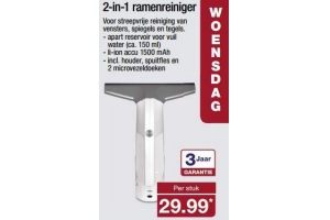 2 in 1 ramenreiniger