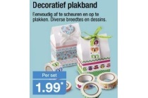 decoratief plakband