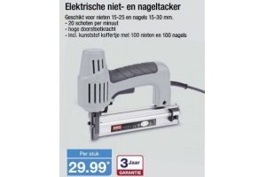elektrische niet en nageltacker