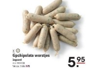 gegaarde kipchipolata worstjes nu eur5 95
