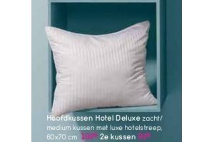 hoofdkussen hotel deluxe