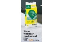 weber vloeibaar zandcement 20kg