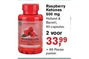 raspberry ketones 500 mg nu 2 stuks voor eur33 99