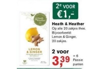 health en heather thee 2 voor eur3 39