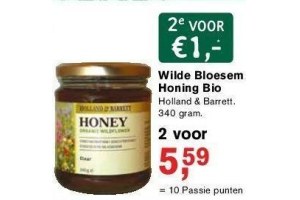 wilde bloesem honing bio nu 2 voor eur5 59