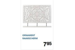 ornament raamscherm