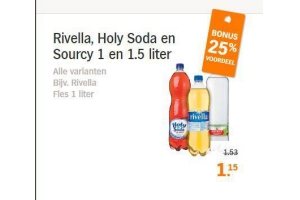 rivella holy soda en sourcy 1 en 1 5 liter