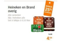 heineken en brand overig