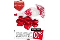 melkchocolade of spekhartjes