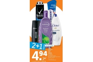 andrelon dove axe rexona of prodent