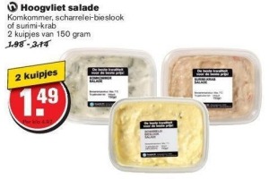 hoogvliet salades