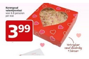 korengoud valentijnsvlaai